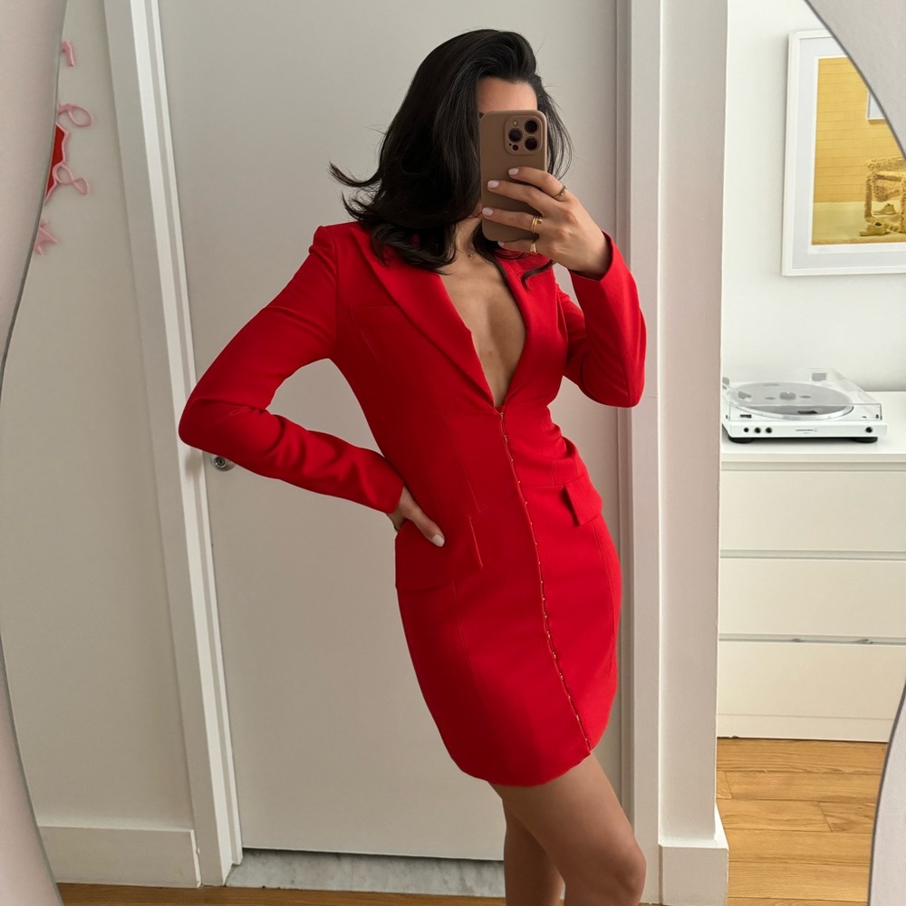 Miss Circle mini blazer dress